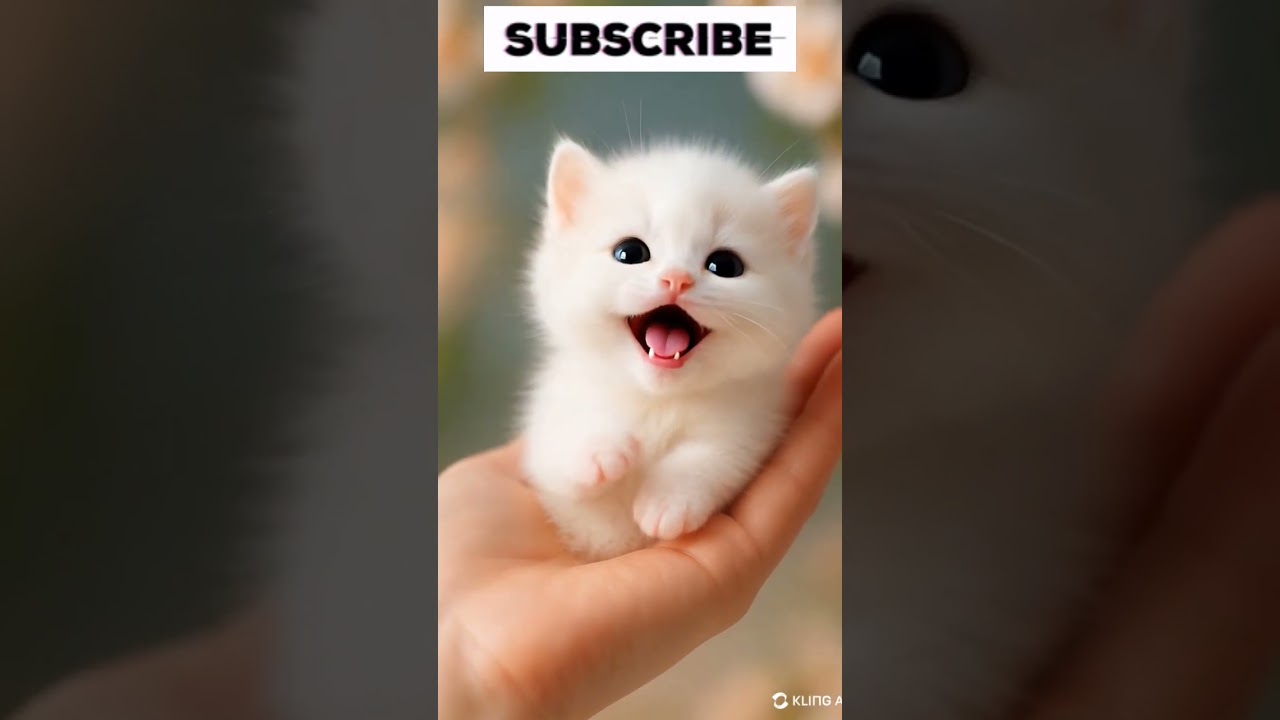 When the meow is tinier than the cat 😻 Tag someone who needs this serotonin boost! 