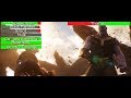 AVENGERS INFINITY WAR - Death Wave...with healthbars | Avengers vs Thanos (HD)