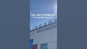 The Laufey Bookclub x LA County Public Library Card 📚🪪