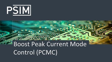 Boost Peak Current Mode Control (PCMC) | PSIM