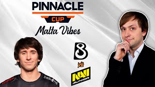 НС смотрит игру B8 vs NAVI Junior | Pinnacle Cup: Malta Vibes #4