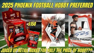 Juiced Up Retail Boxes??  2025 Phoenix Football Hobby Preferred 