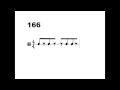 4/4 Binary Rhythmic Numeric Alphabet Straight 8th