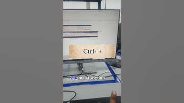 Computer keyboard shortcut tips and tricks| Browser Zoom in and zoom out shortcut key. #shorts