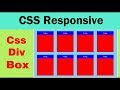 Css div box  layout - Responsive HTML Container | Web Zone