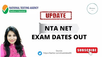NTA NET EXAM DATES ANNOUNCED | 2022|DECEMBER 2021 & JUNE 2022 CYCLE MERGED