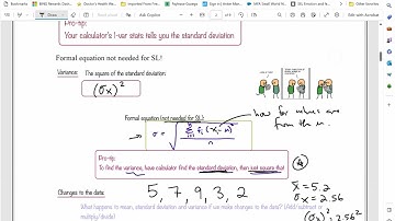 AI SL L4-4 Standard deviation, variance, and change to mean