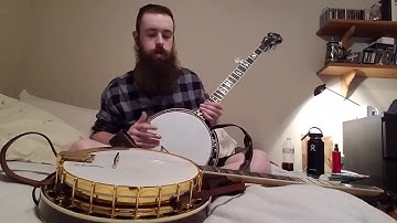 Huber VRB-G Truetone comparison with my Companion Custom Banjos signature model.