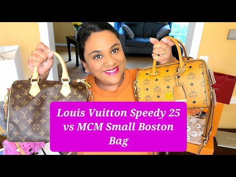 Louis Vuitton Damier Ebene Speedy 25 Mini Boston Bag