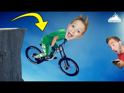 FATHER SON BIKED OFF A CLIFF (Descenders)