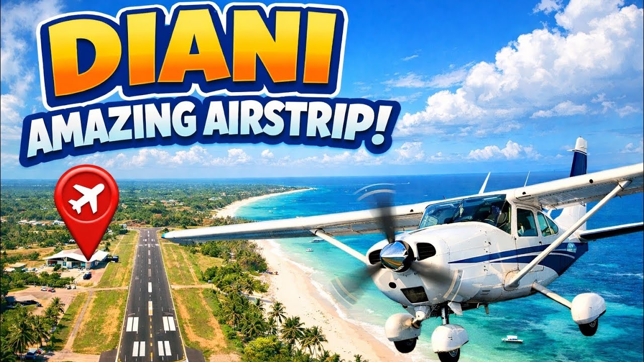 DIANI AIRSTRIP KENYA #dianilife #dianibeach #airstrip #plane #touristplace #touristattraction 