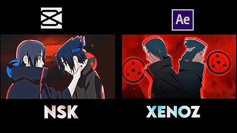 My CapCut vs After effects | XENOZ Remake | Sharingan Edit