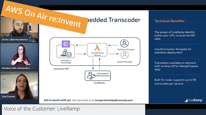 AWS re:invent 2021 - AWS On Air Voice of the Custo...