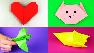 10 простых идей для оригами и поделок из бумаги