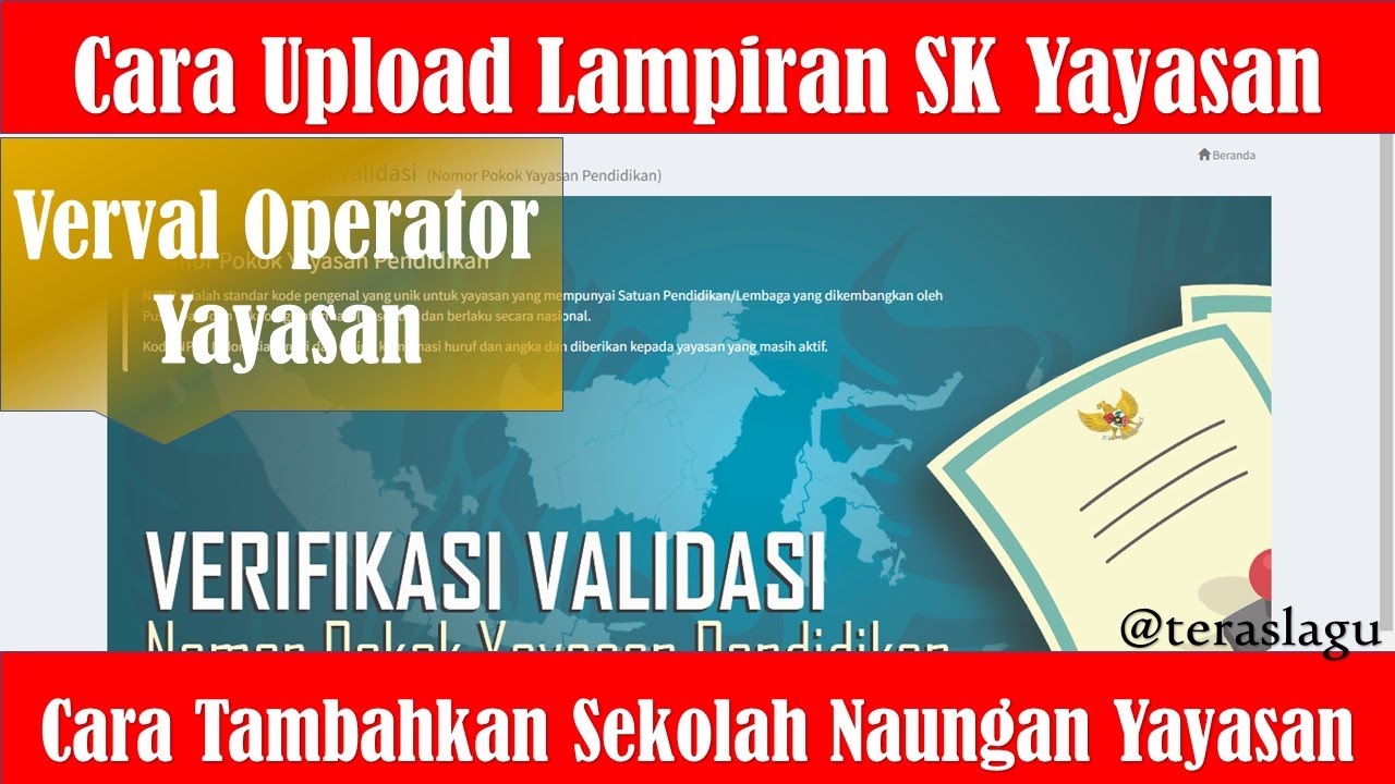 Cara Tambahkan Sekolah Naungan Yayasan & Upload SK Yayasan Cara Tambahkan Sekolah Naungan Yayasan & Upload SK Yayasan
