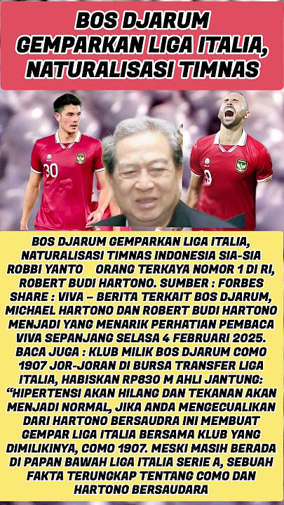 Bos Djarum Gemparkan timnas # shorts # fyp