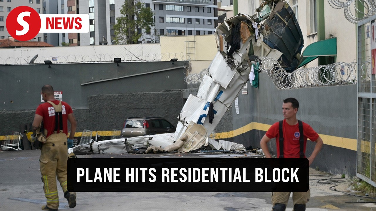 Three killed after small plane crashes into building in southeastern ...