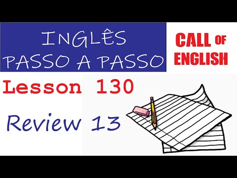 Curso de inglês passo a passo - Aula 130 - Review13