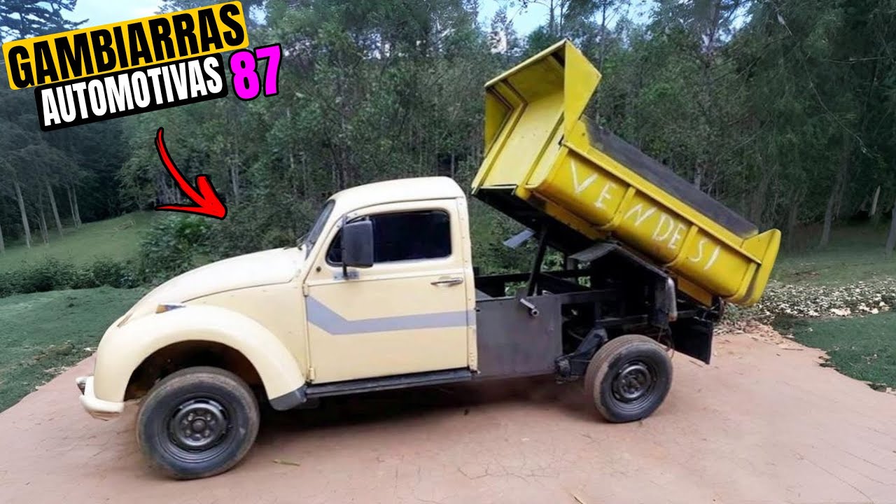 TENTE NÃO RIR COM AS 25 MELHORES GAMBIARRAS AUTOMOTIVAS DA OFICINA DO TIÃO