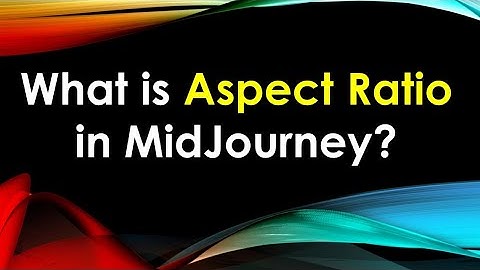 How to change aspect ratio in MidJourney?