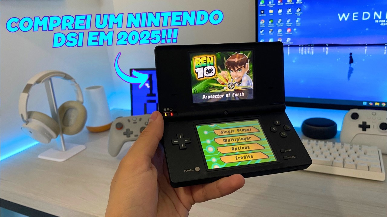COMPREI UM NINTENDO DSI (PRATICAMENTE NOVO) EM 2025!!! - Unboxing