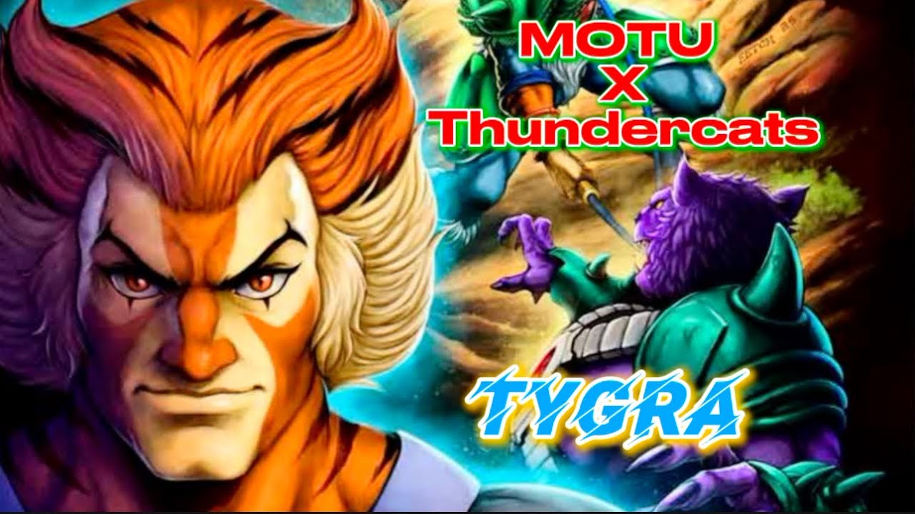 MOTU X Thundercats Tygra - YouTube