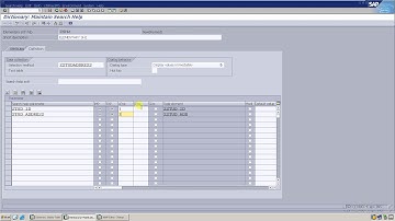 SAP ABAP: Search Help. Elementary and Collective Search Help.
