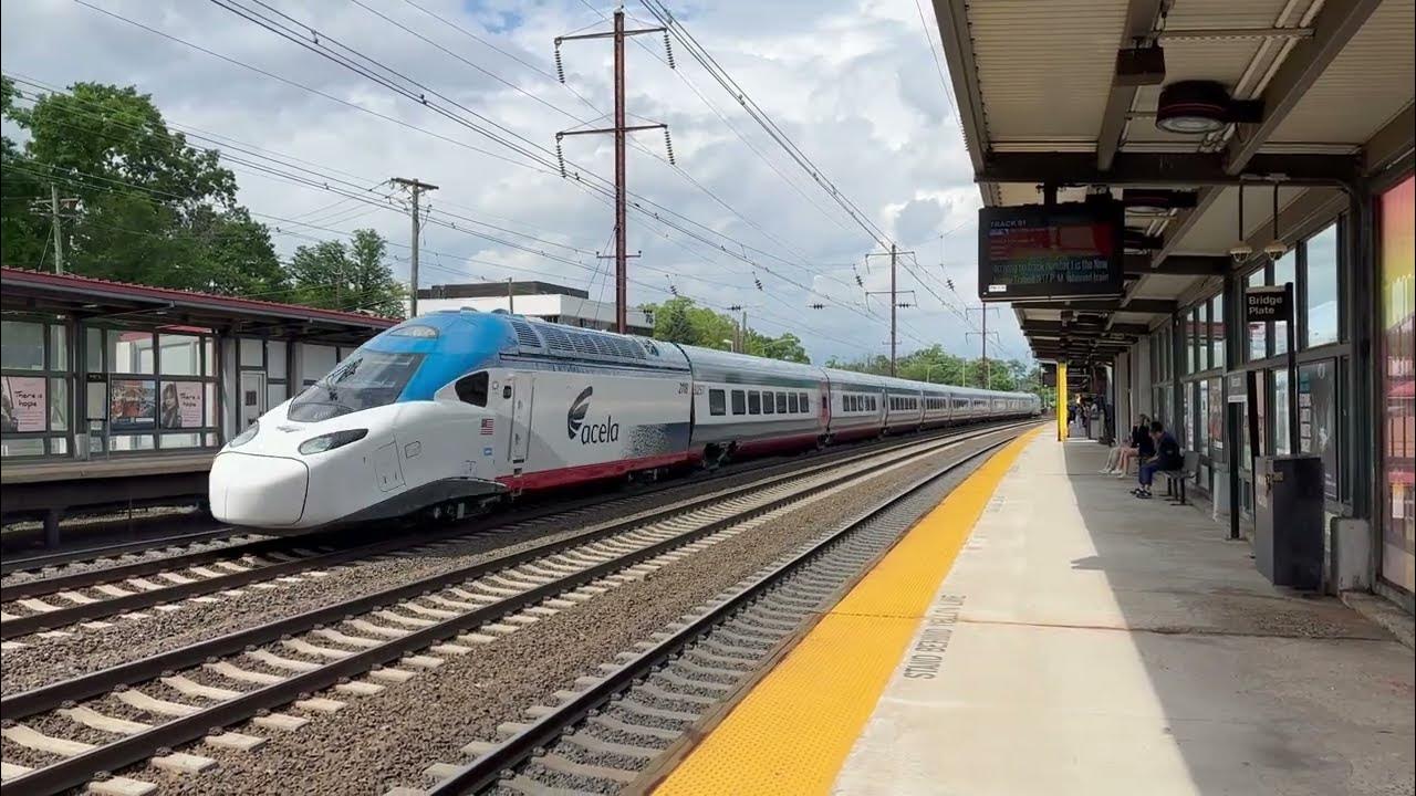 Amtrak Northeast Corridor Trains Metropark (6/6/24) YouTube