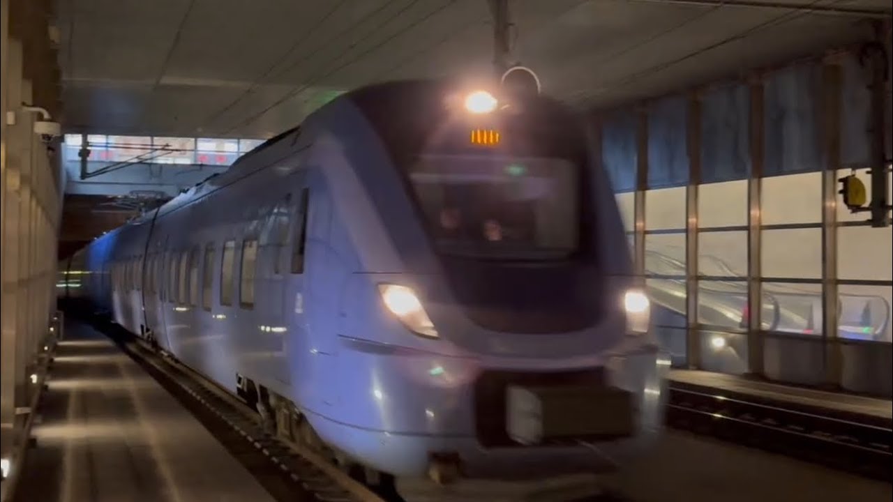 Tåg vid Malmö centralstation