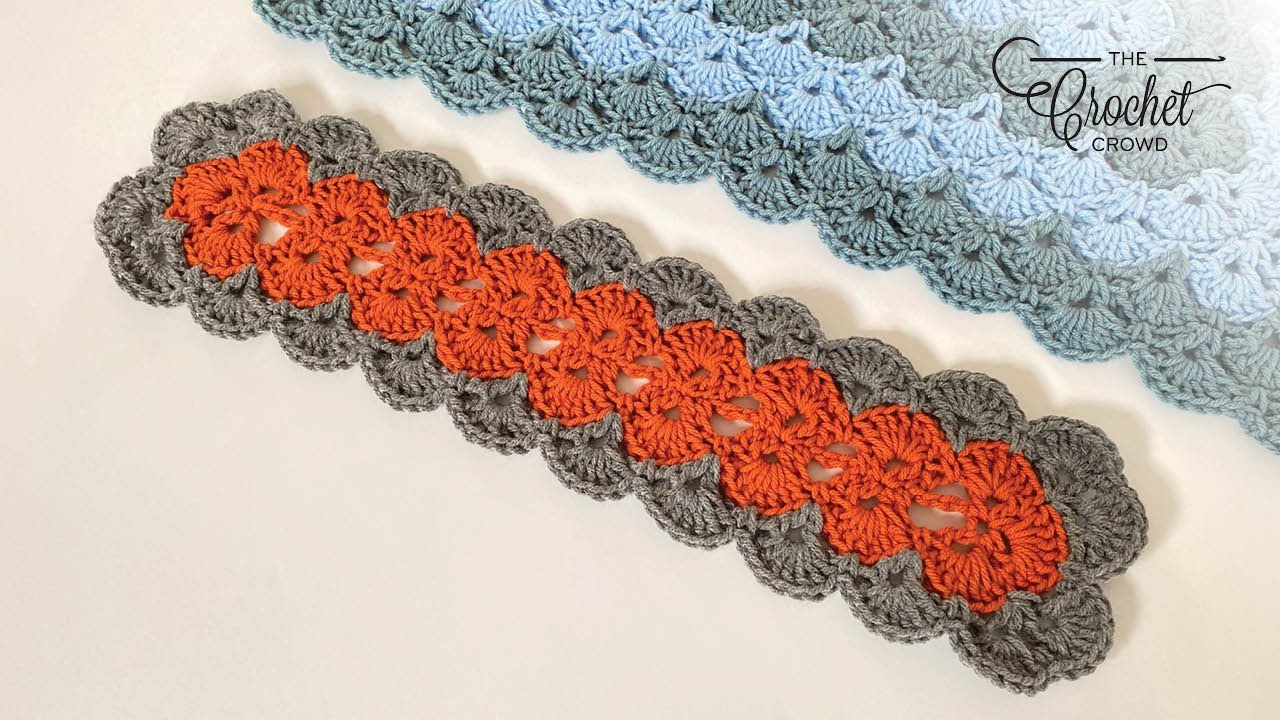 How To Crochet Twin, Crib, Queen Size Interlocking Shells Blanket - YouTube