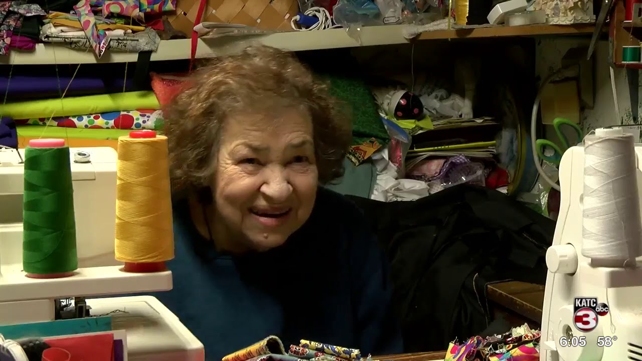 Traditional Mardi Gras costumes prepared at Church Point store YouTube