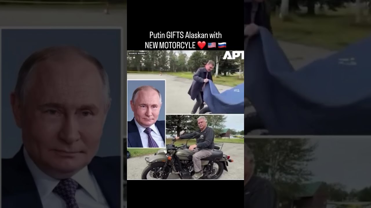Putin S Alaskan Adventure Surprise Motorcycle Gift To Local Man PutinInAlaska GiftMoment