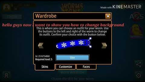 Tutorial how to change background - Worm Zone  #wormzone #tutorial