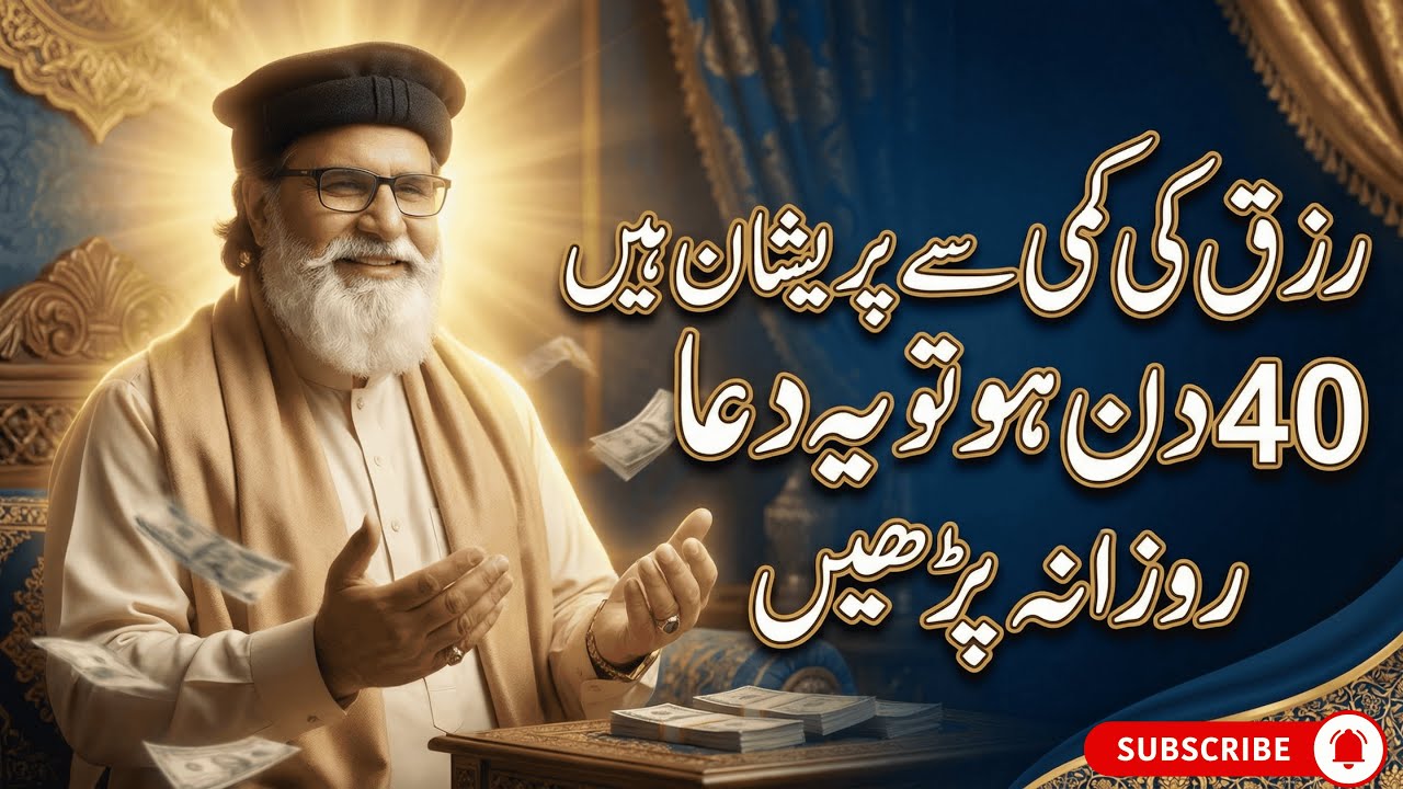 Agar Aap Rizq Ki Kami Say Pareshan Hain To 40 Din Ye Dua Roz Parh Len