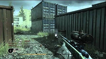 CoD 4 shipment sniper gameplay