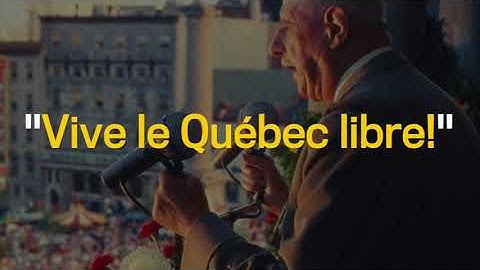Looking back at Charles de Gaulle's "Vive le Quebec Libre!" speech