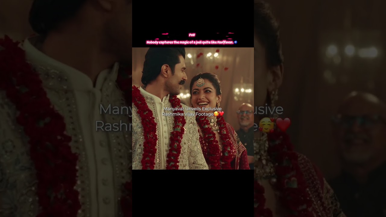 Nobody captures the magic of a jodi quite like Manyavar. 🧿