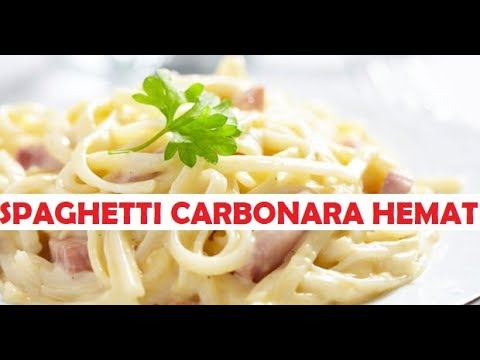 4 TAHAP CARA MEMBUAT SPAGHETTI CARBONARA HEMAT ALA ANAK KOS