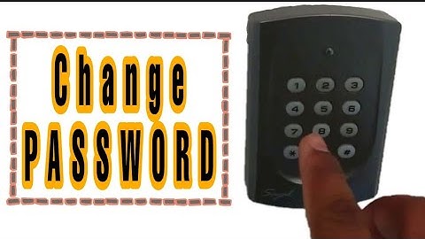 HOW TO DO CHANGE PASSWORD ELECTRIC MAGNETIC DOOR LOCK | Soyal 712 Access Control
