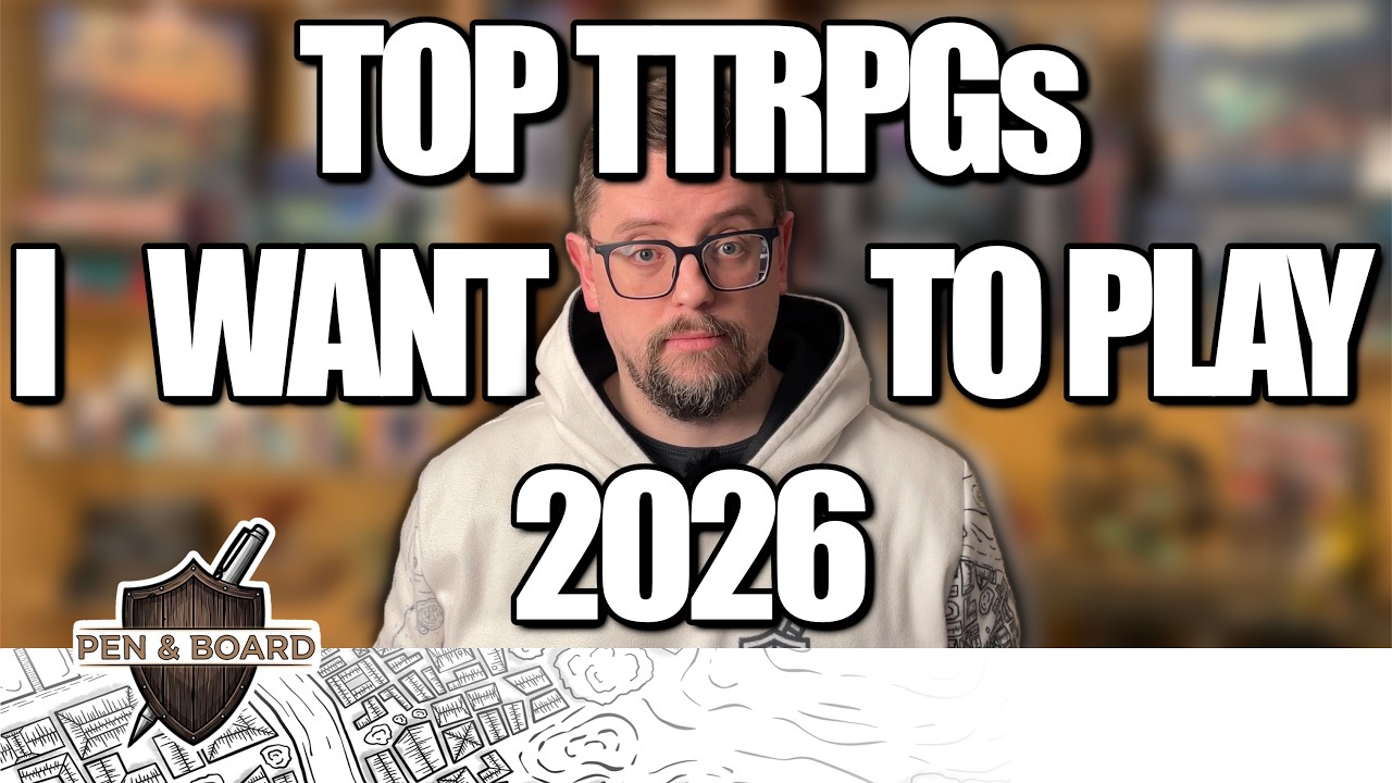 The TTRPGs I Want to Run (or Play) in 2026