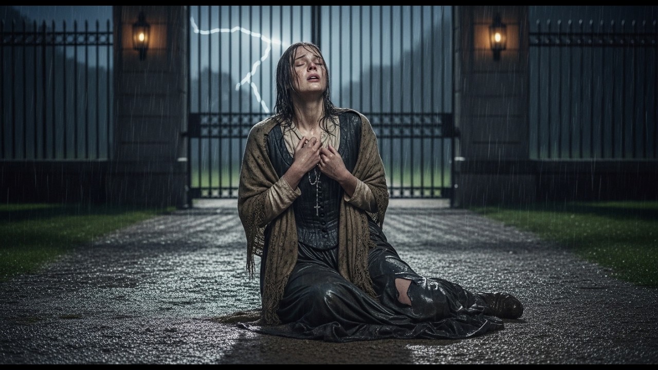 La expulsaron en la lluvia y el INEMIGO de su padre la salvo