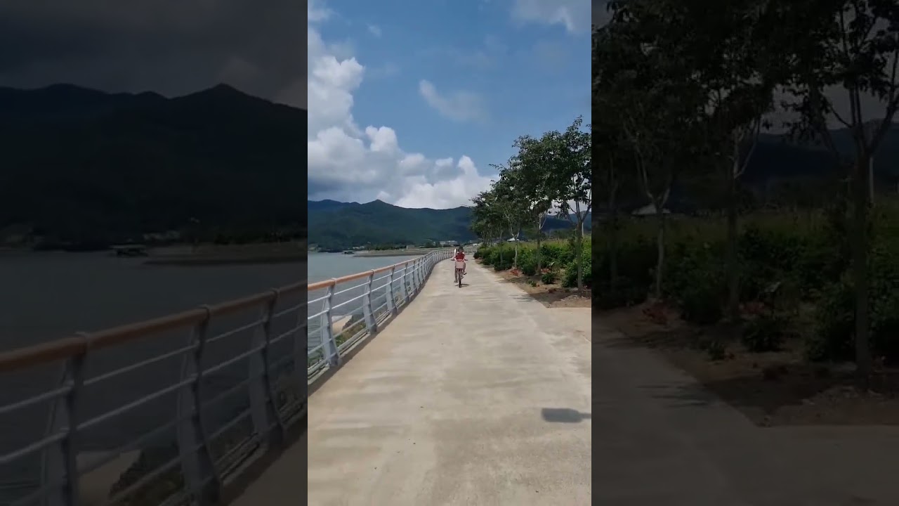 #고성군 #거류면# 당동리 #고옥정 #카페 #남해안 #자전거 #자전거 대여 #바다