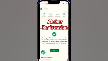 Absher registration 🇸🇦 Absher account Kaise banaye #absher #absher_account #absherregistration