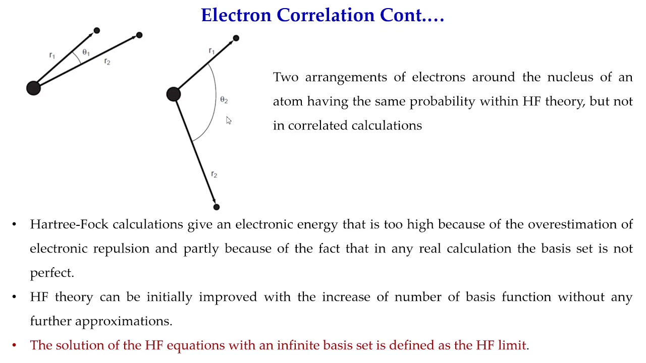 Electron Correlations in Molecules〜第3版 Electron in | Theory