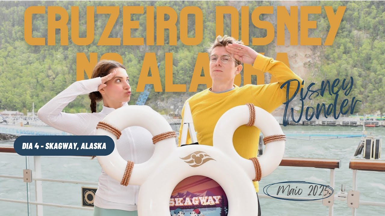 Dia 4 cruzeiro da Disney no Alaska! Parando em Skagway, Estados Unidos