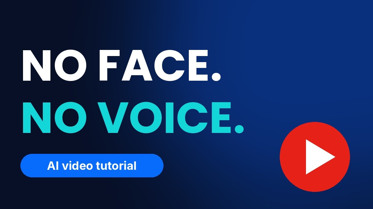 How to Make a Faceless YouTube Video with AI (Step-by-Step, 2026) - YouTube