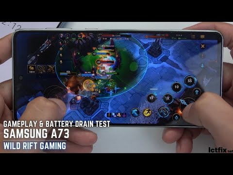 Samsung Galaxy A73 Wild Rift Gaming test | League of Legends LOL Mobile