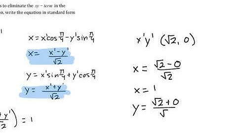 Rotation of Conics