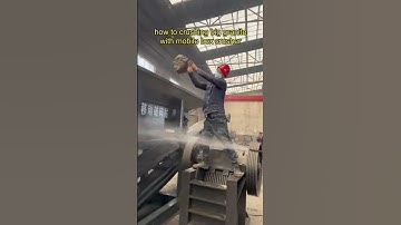 #crushing #rock #granite with #boxcrusher #mobilejawcrusher #rockcrusher #stonecrusher #riverpebble
