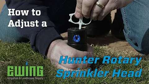 How To Adjust A Hunter Rotor - PGP, I-Series or PGJ